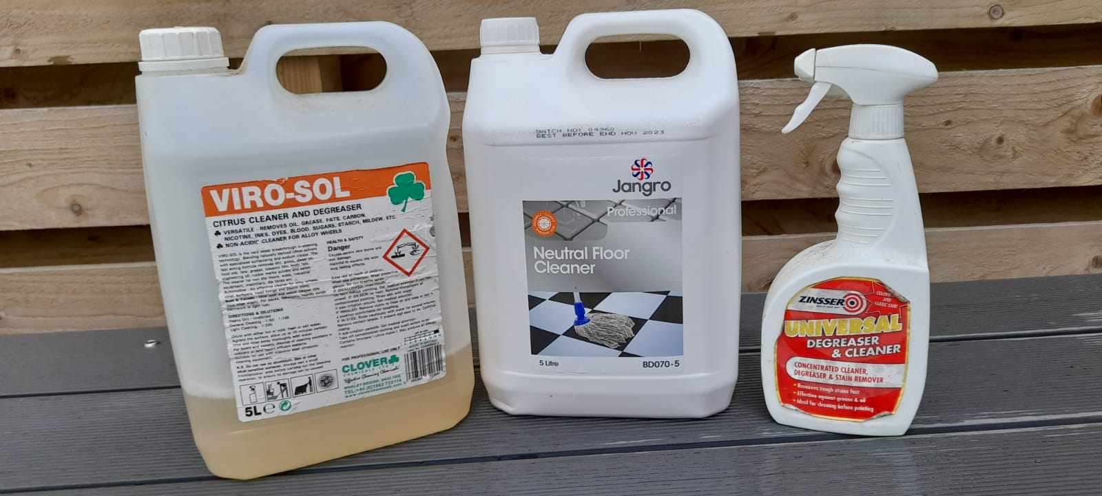 Specialist cleaning Equipment used to clean kitchen cabinets before painting